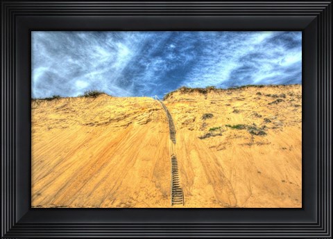 Framed Cape Dune And Stairst Print