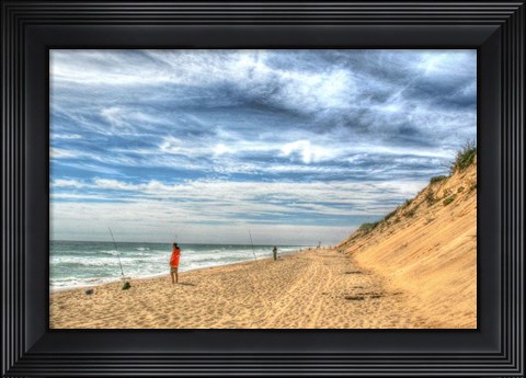 Framed Cape Surf Fishing Print