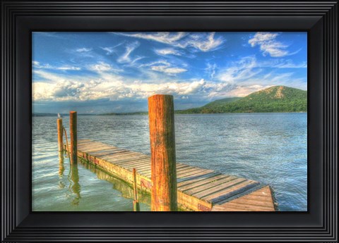 Framed Cornwall Dock Print