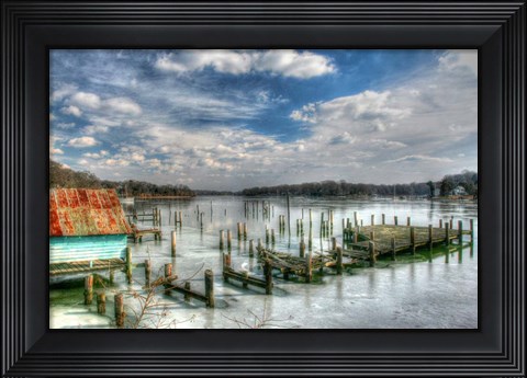 Framed Eastern Shore January Print