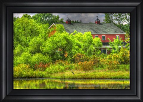 Framed Heron Haven Print