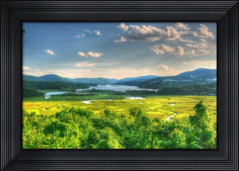 Framed Hudson Highlands Marsh Print