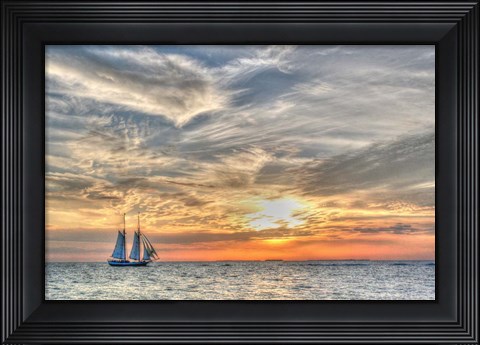 Framed Liberty Clipper Print