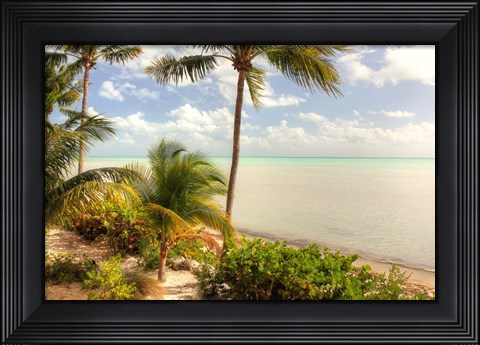 Framed Quiet Beach Print