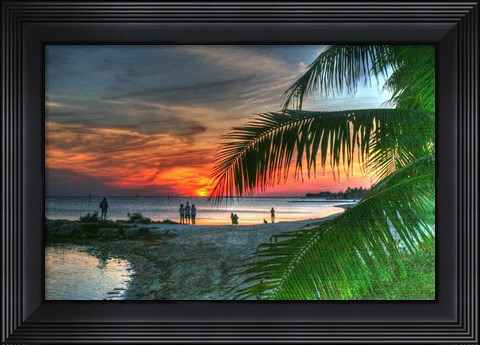 Framed Smathers Sunset Print