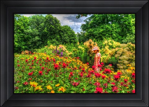 Framed Summer Garden Print