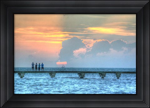 Framed Sunset Witness Print