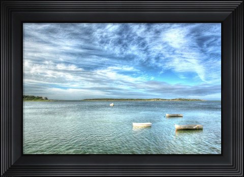 Framed Three Dinks Horizontal Print