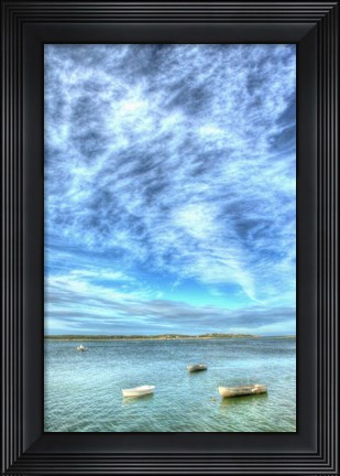 Framed Three Dinks Vertical Print