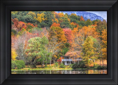 Framed Tillson Lake Print