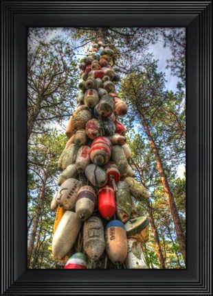 Framed Tree Buoys Print