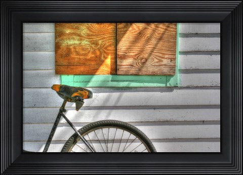 Framed Trusty Old Bike Print