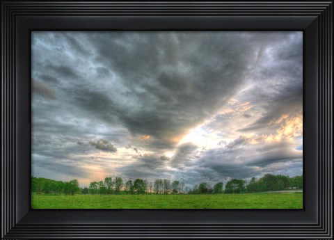 Framed Back 20 Sunset 1 Print