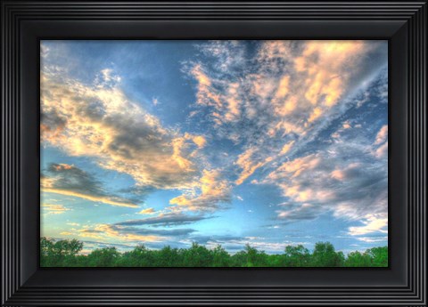 Framed Back 20 Sunset 3 Print