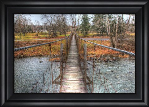 Framed Footbridge Print