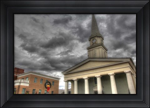 Framed Holiday Storm Cloud Print