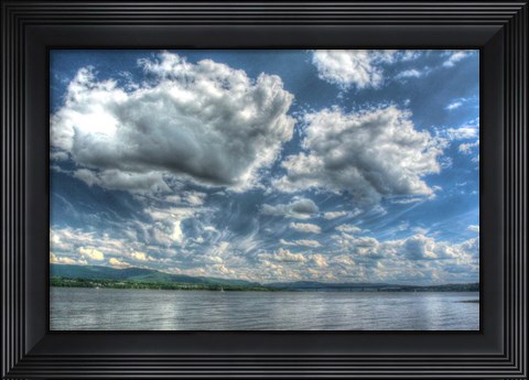 Framed Hudson At Balmville 1 Print