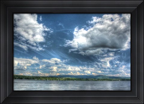 Framed Hudson At Balmville 2 Print
