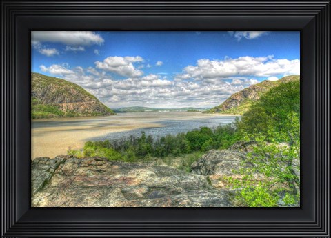 Framed Hudson From Cold Spring Print