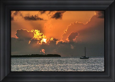 Framed Key West Sunrise IV Print
