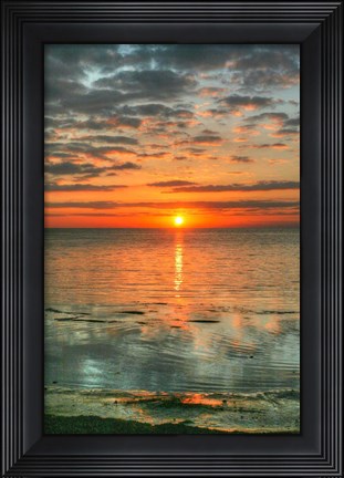 Framed Key West Vertical Print