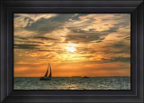 Framed Key West Sunset II Print