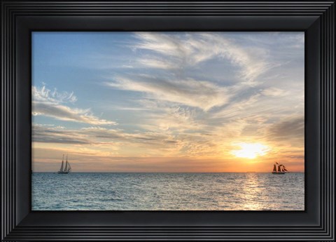 Framed Key West Sunset III Print