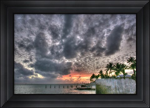 Framed Key West Sunset IX Print