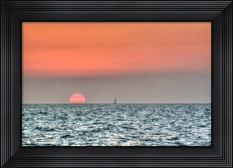 Framed Key West Sunset X Print