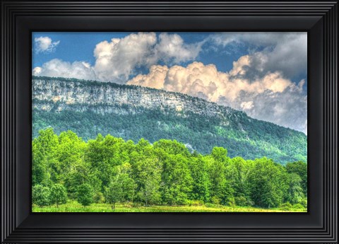 Framed Millbrook Mountain Clouds Print