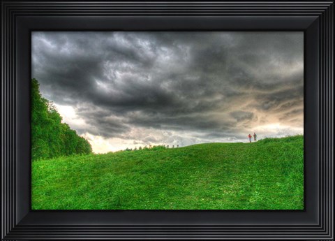 Framed Storm Cloud Hill Print
