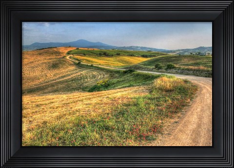Framed Tuscan Ridge Top Trail Print