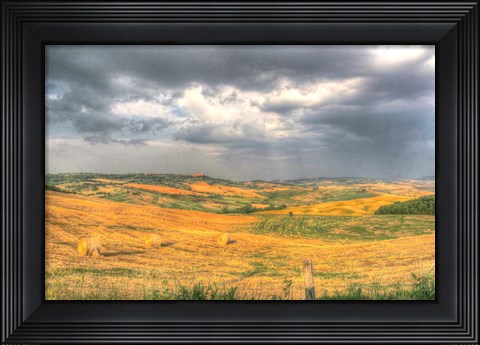 Framed Tuscan Storm I Print