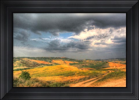 Framed Tuscan Storm II Print