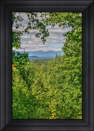 Framed Val Kill View Vertical Print