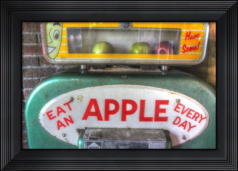 Framed Apple Dispenser Print
