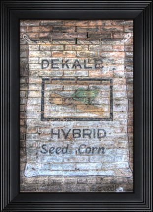 Framed Feed Sign 2 Print