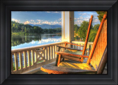 Framed Two Rockers Print