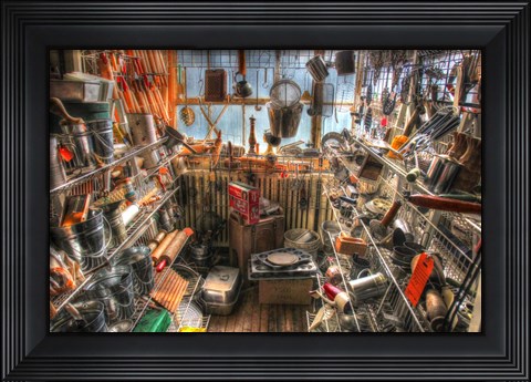 Framed Kitchen Utensils Print