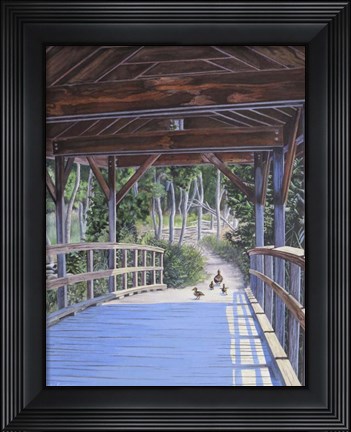 Framed Crossing Print