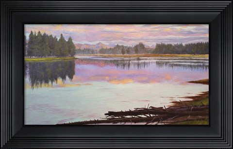 Framed By the Lake Print