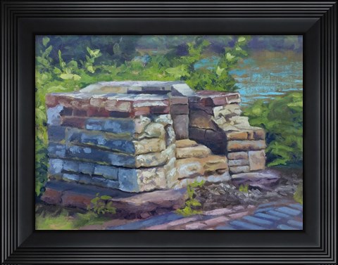 Framed Stone Chair Print