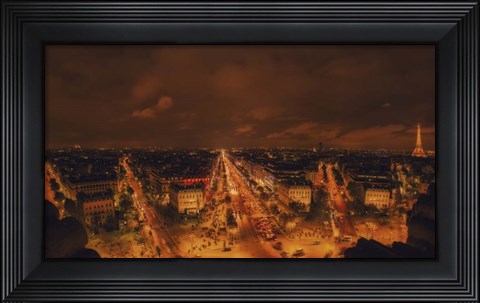 Framed From Arc De Triomphe Print