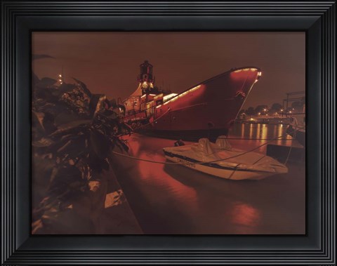 Framed Paris Batofar Print