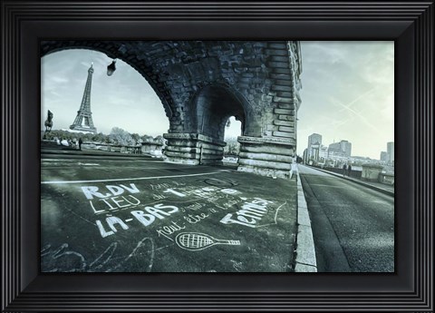 Framed Paris Tennis Print