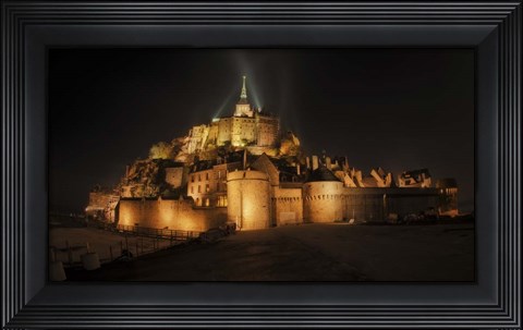 Framed Mont St Michel Print