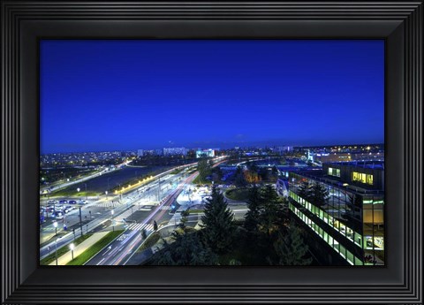 Framed Roof Velizy Print