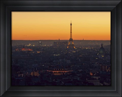 Framed D Paris Print