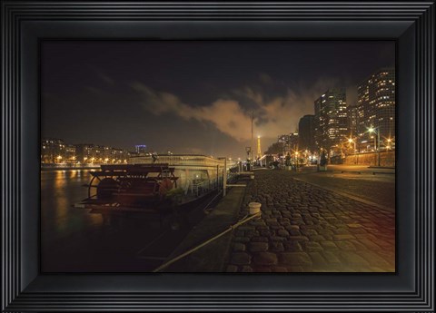 Framed Moody Eiffel Print