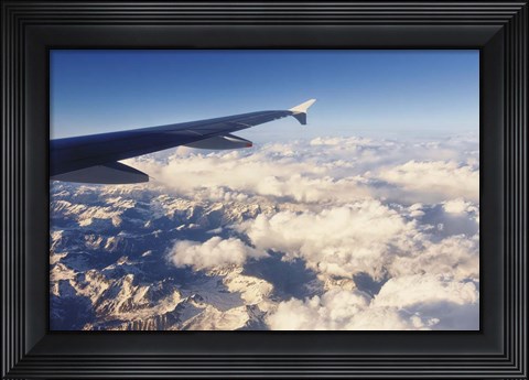 Framed Over The Mountains Print